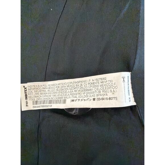 Zara black will blend coat trench coat excellent quality size XS - Picture 8 of 9